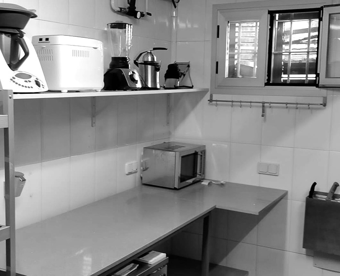 Cocina equipada completamente